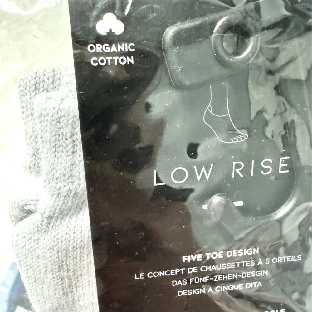NWT- ToeSox Woman’s Ballerina & Low Rise   Blue and Gray Grip Toe Sock Bundle